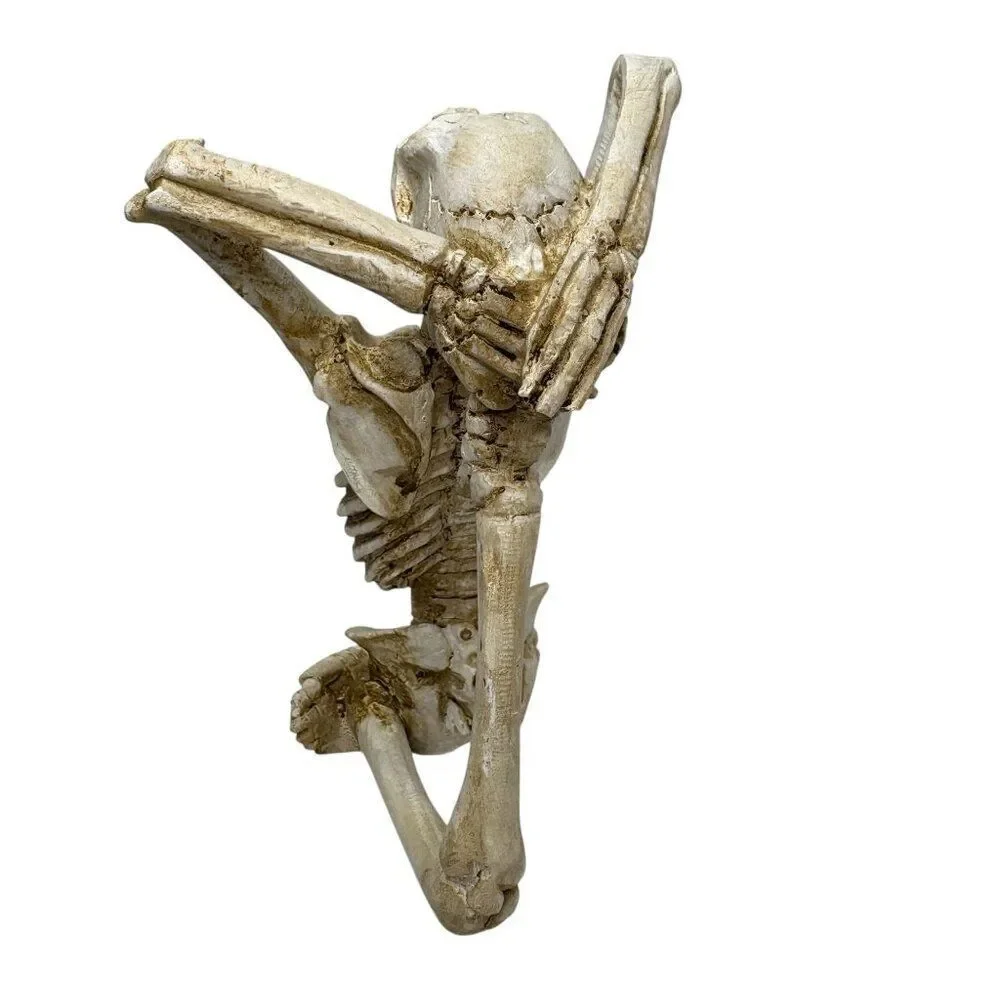 Yoga Skeletons Statue Halloween Yoga Bone Figurine
